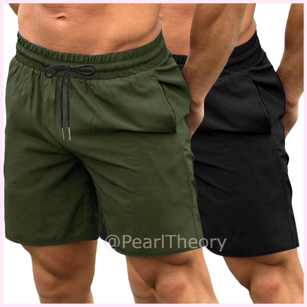 7 Inch Quick Dry Stretch Lightweight Gym Workout Shorts With Pockets